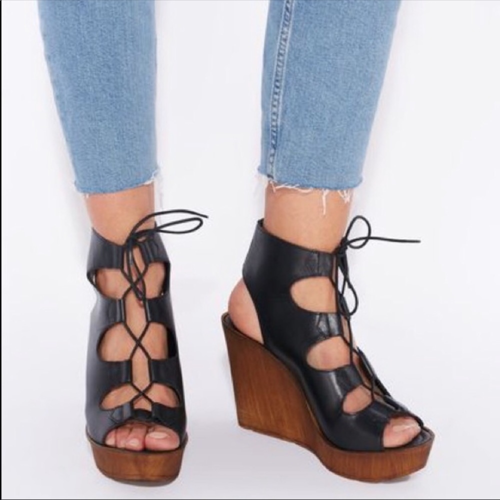 Free People Wedges- Size 6.5